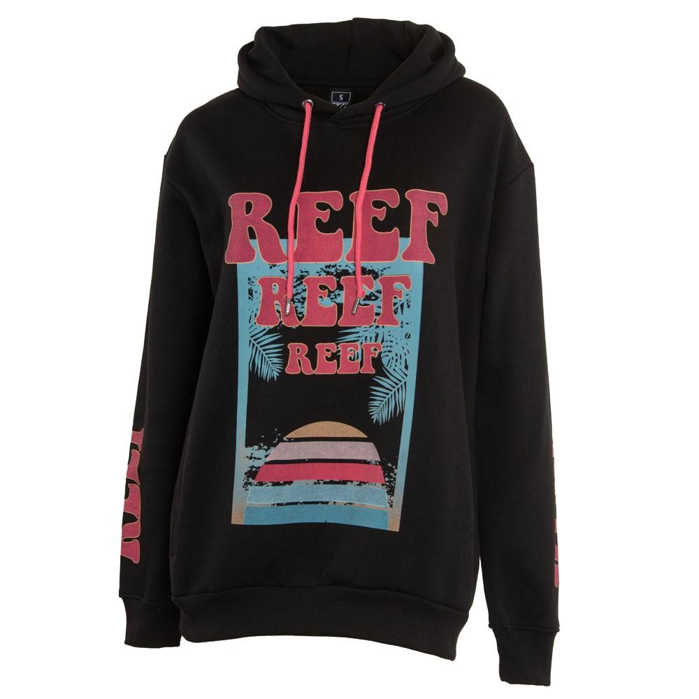 Poleron Men Hoodie Black Pink