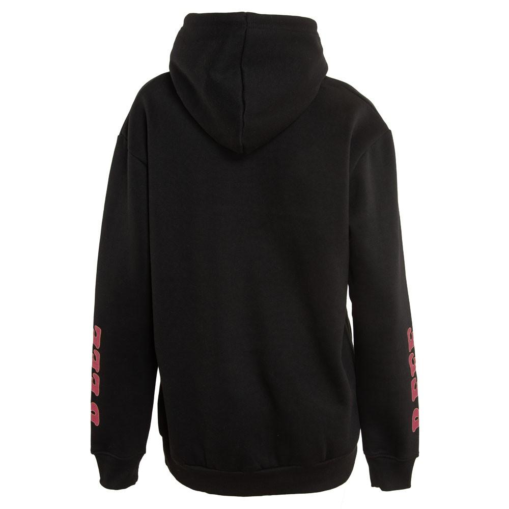 Poleron Men Hoodie Black Pink