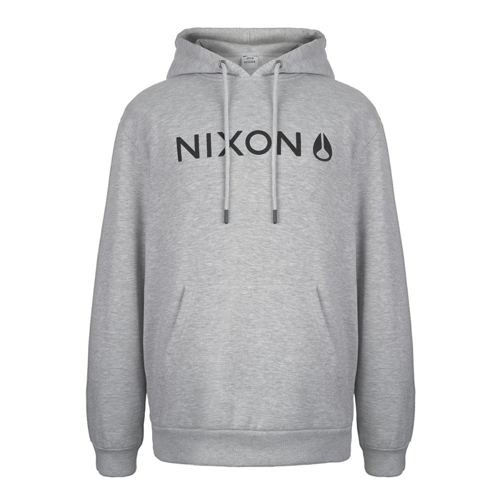 Poleron Nixon Men Hoodie Icon Gray