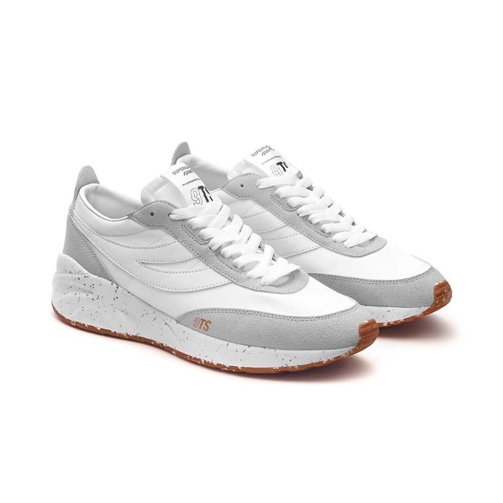 Zapatilla 9TS Vegan Training White Silver Brown