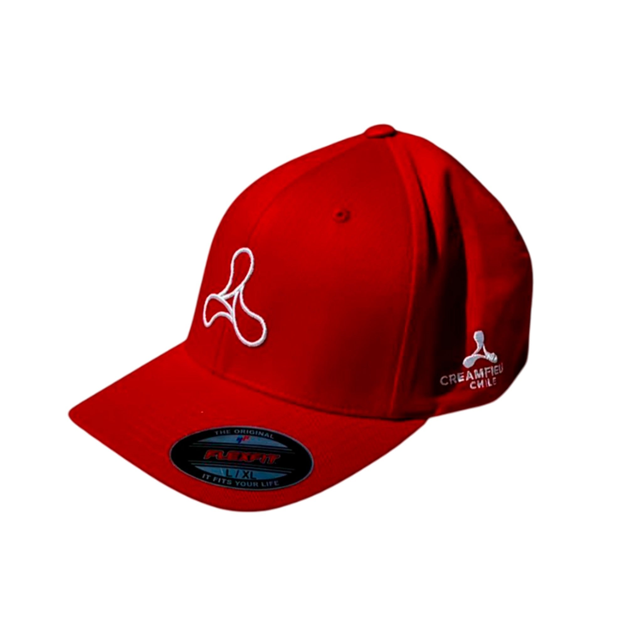 Jockey Creamfield Flex Fit Red Logo L/XL  20 años