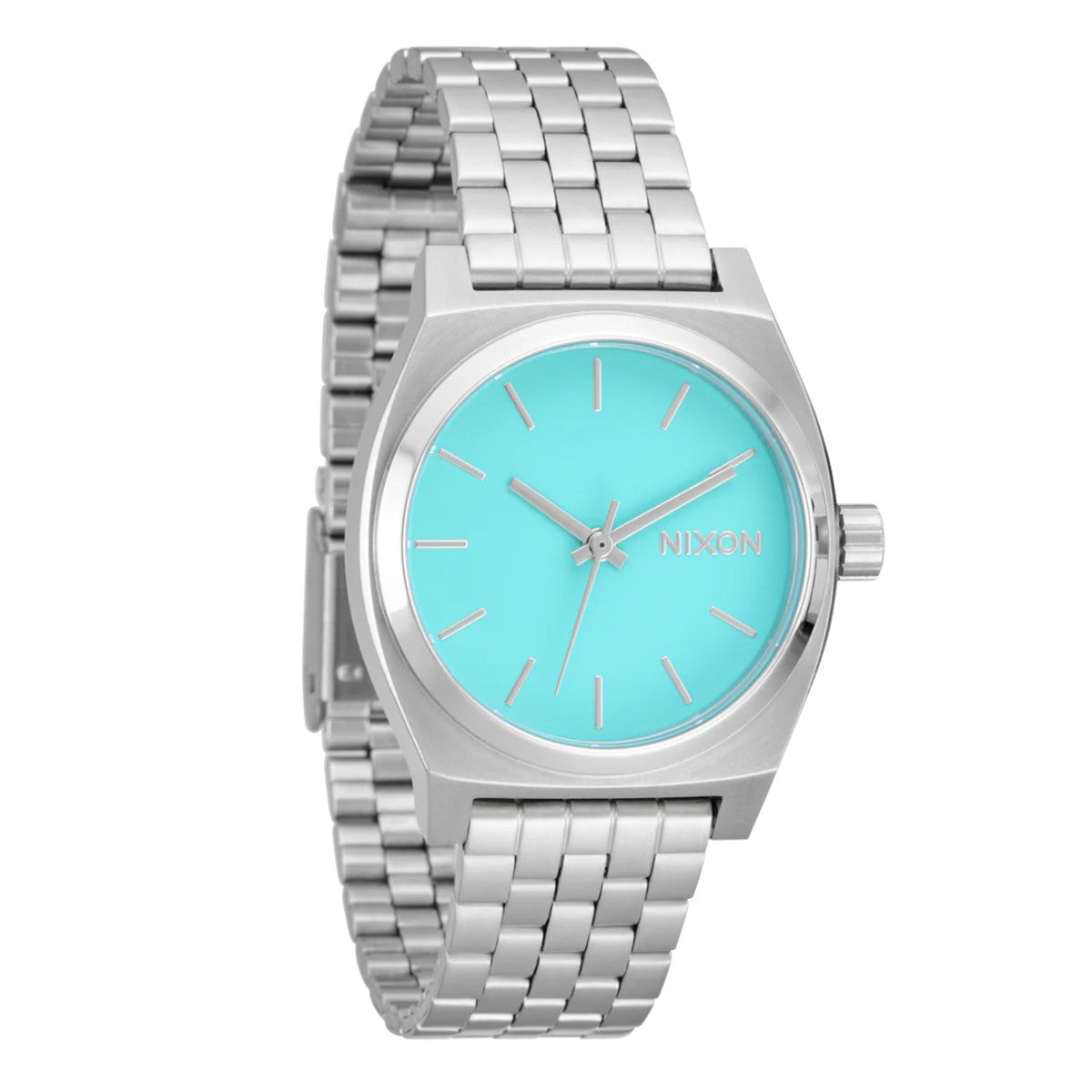 Reloj Nixon Medium Time Teller Silver Turquoise