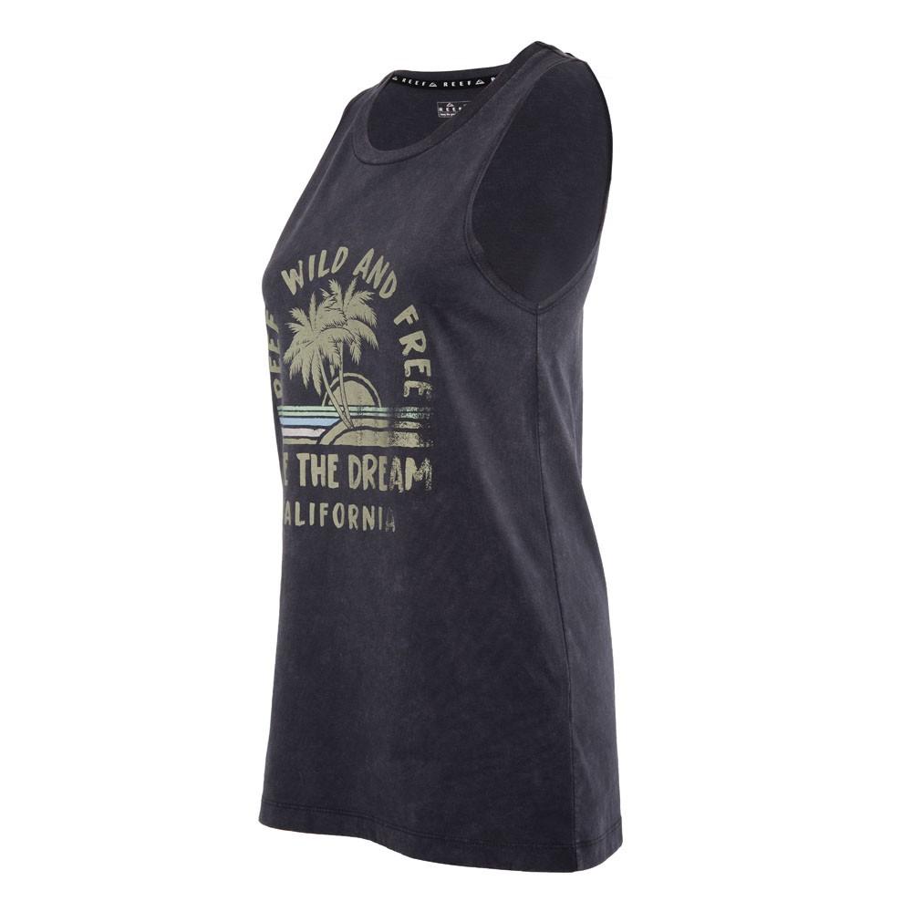Polera Kids Musculosa Blue Palm