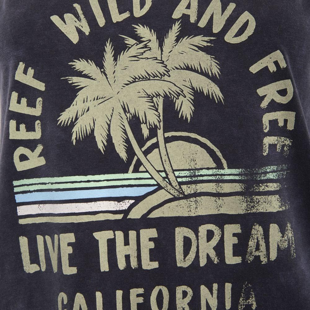 Polera Kids Musculosa Blue Palm