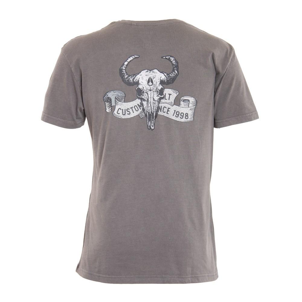 Polera Men Skull Gray