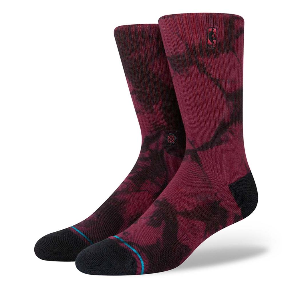 Stance Sock Men NBA Logoman Dye Maroon