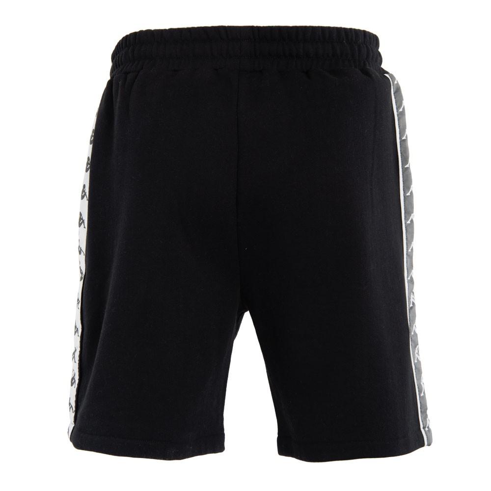 Short Men Black White Omini Leg Banda Bicolor