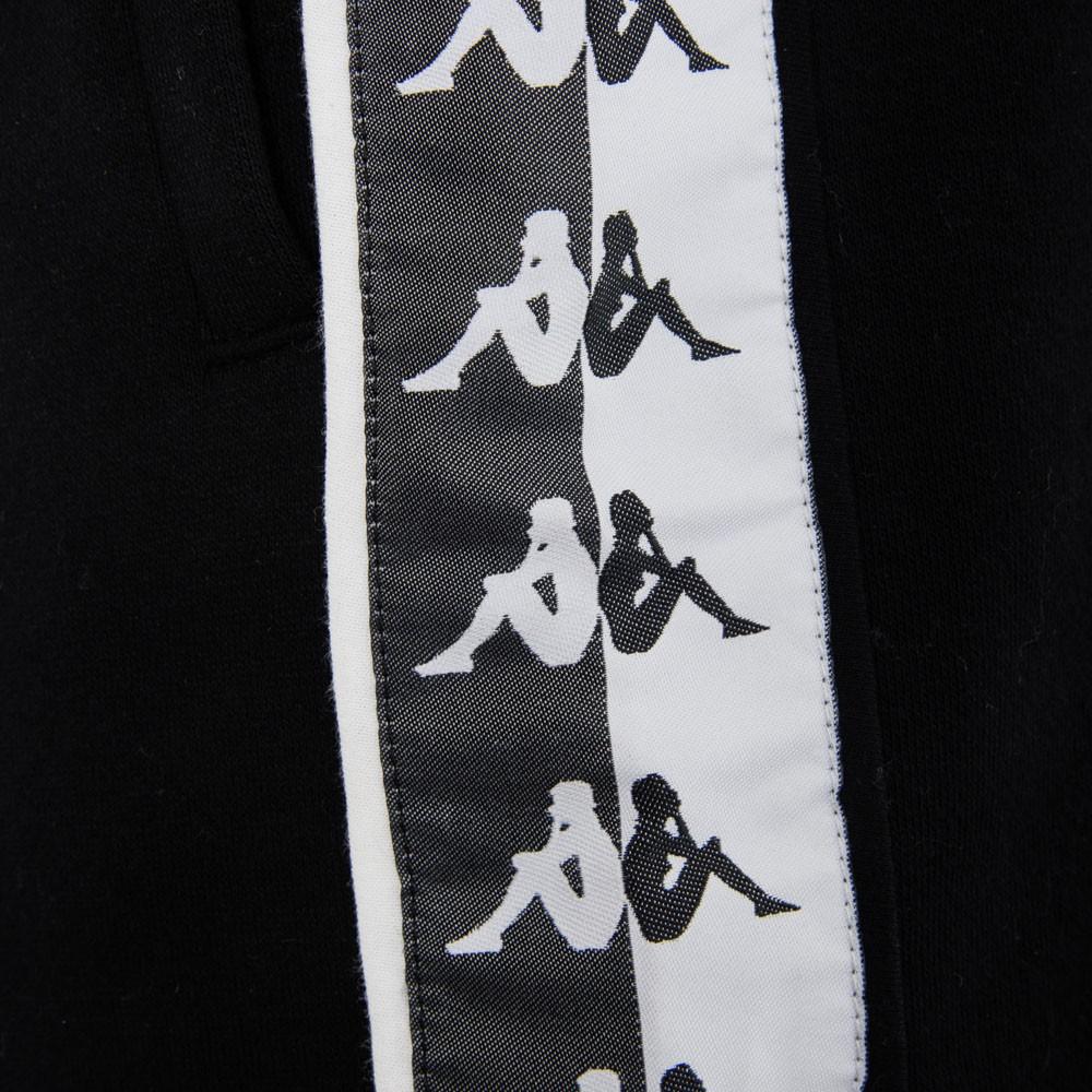 Short Men Black White Omini Leg Banda Bicolor