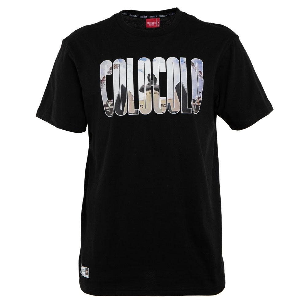 Polera Colo Colo Urbano "Cacique" Negra