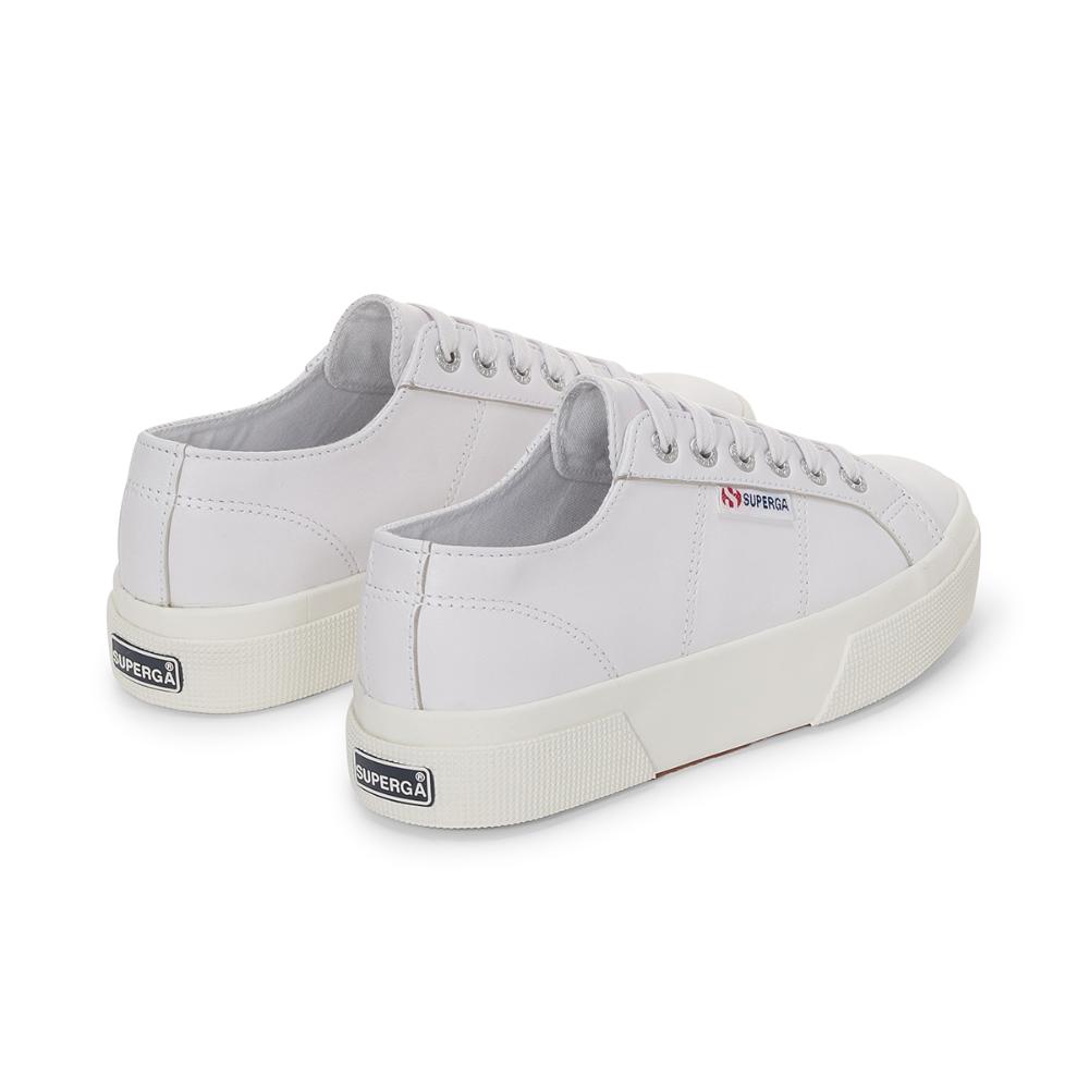 Zapatilla 2740 Platform Nappa White Silver