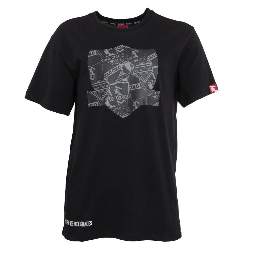 Polera "Escudos" Black Grey