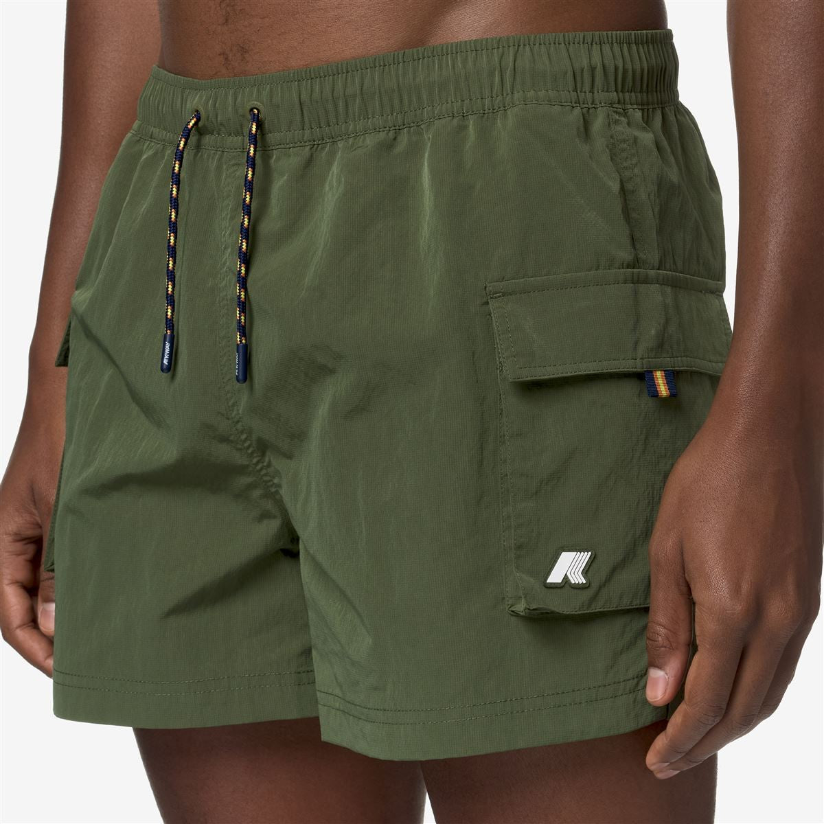 Traje de Baño K-Way Men Mellow Mini Ripstop Green Cypress
