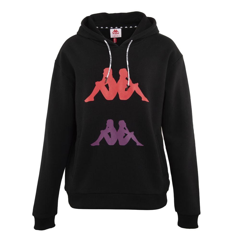 Poleron Men Black Omini Red Purple Hoodie