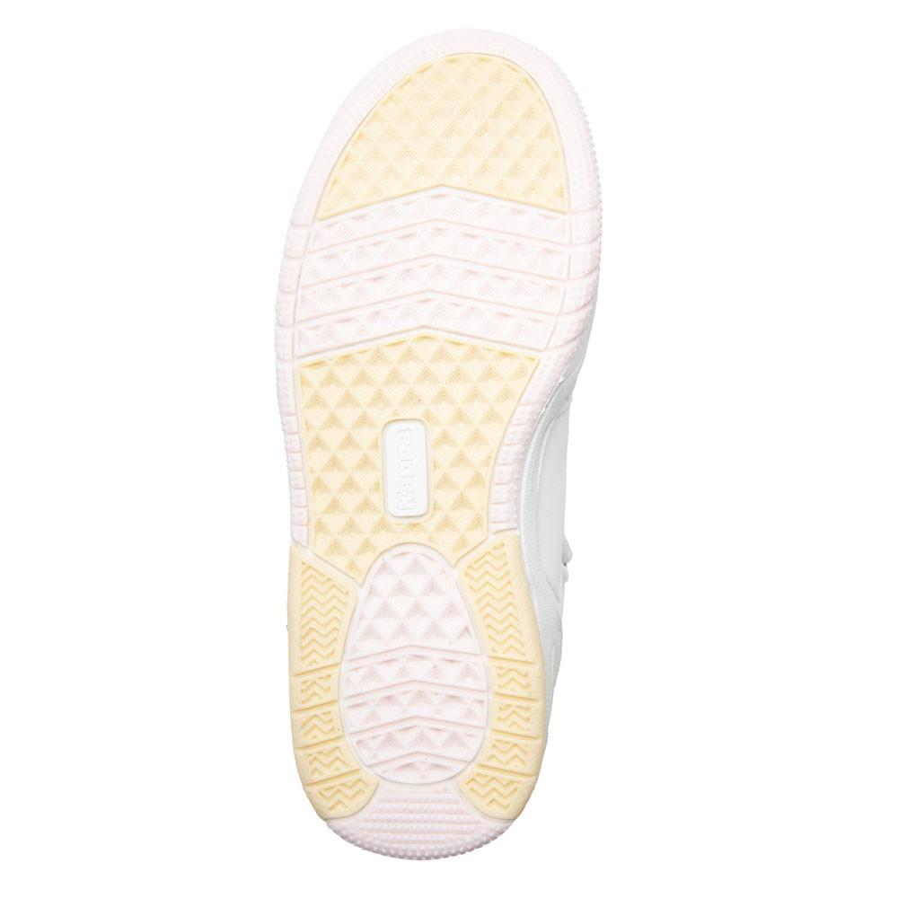 Zapatilla Teens Logo Kary Mid Ev White Pink Yellow