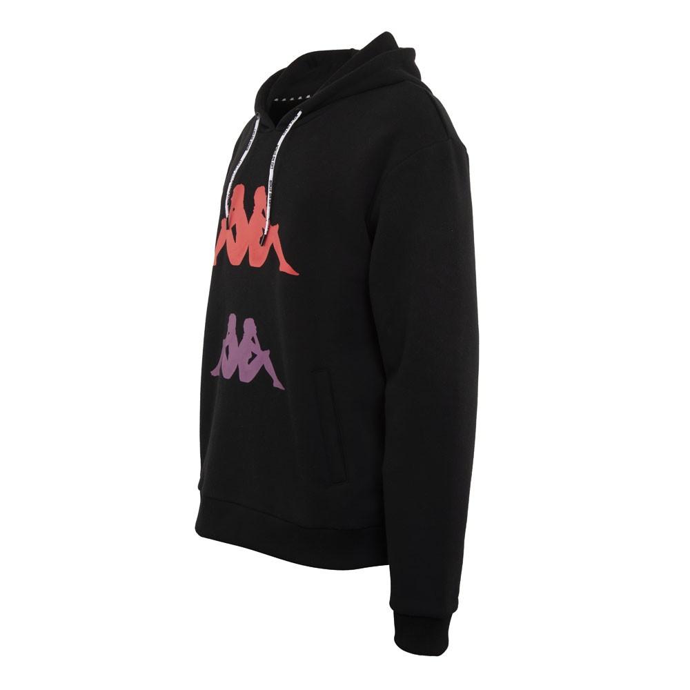 Poleron Men Black Omini Red Purple Hoodie