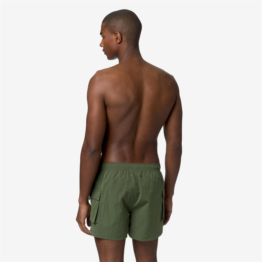 Traje de Baño K-Way Men Mellow Mini Ripstop Green Cypress