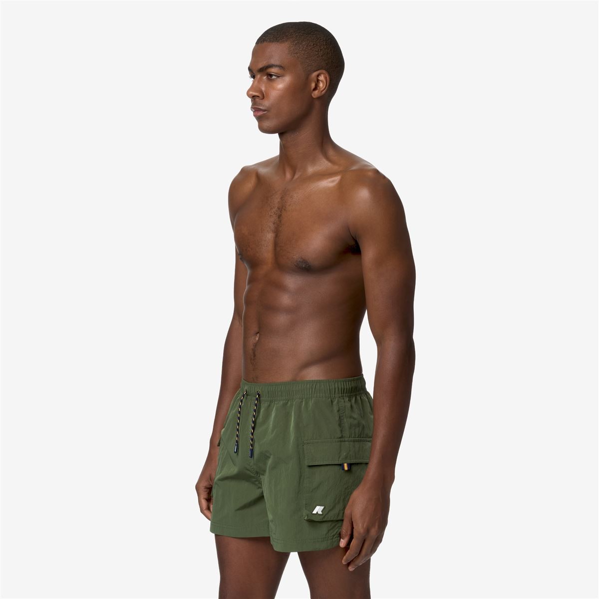Traje de Baño K-Way Men Mellow Mini Ripstop Green Cypress