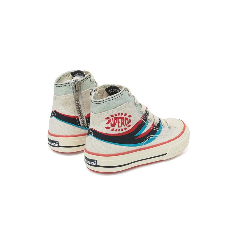 Zapatilla 2946 Kids College Beige Green Iceberg