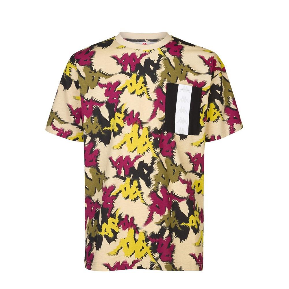 Polera Banda Men Fapo Beige Violet