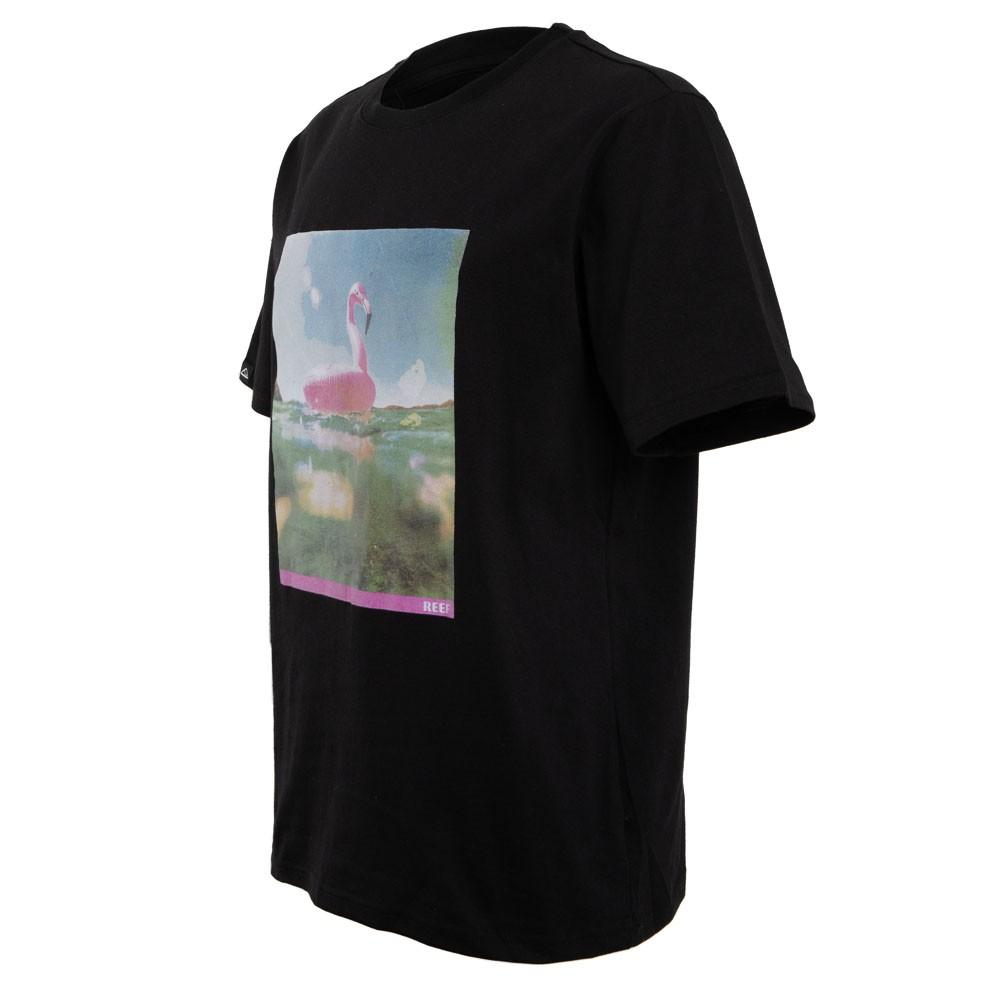 Polera Manga Corta Flamingo Black