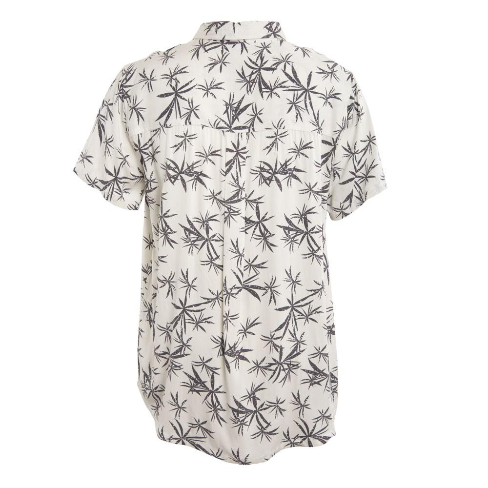 Camisa Men Manga Corta Palms Beige