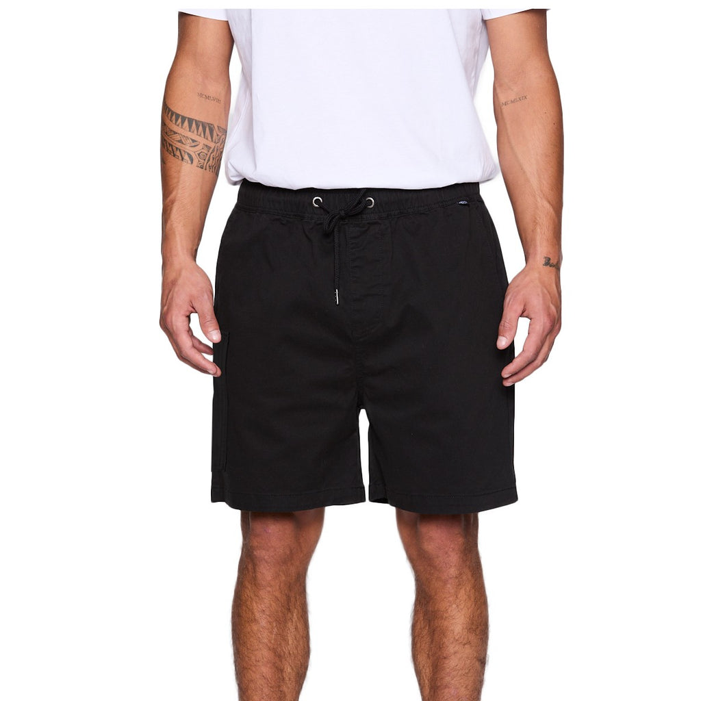 Short Nixon Men All Black Cargo