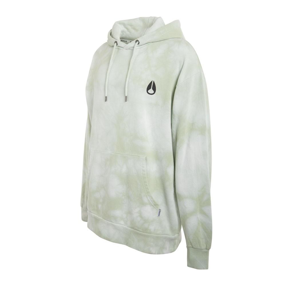 Poleron Men Hoodie Tie dye Green Icon Front