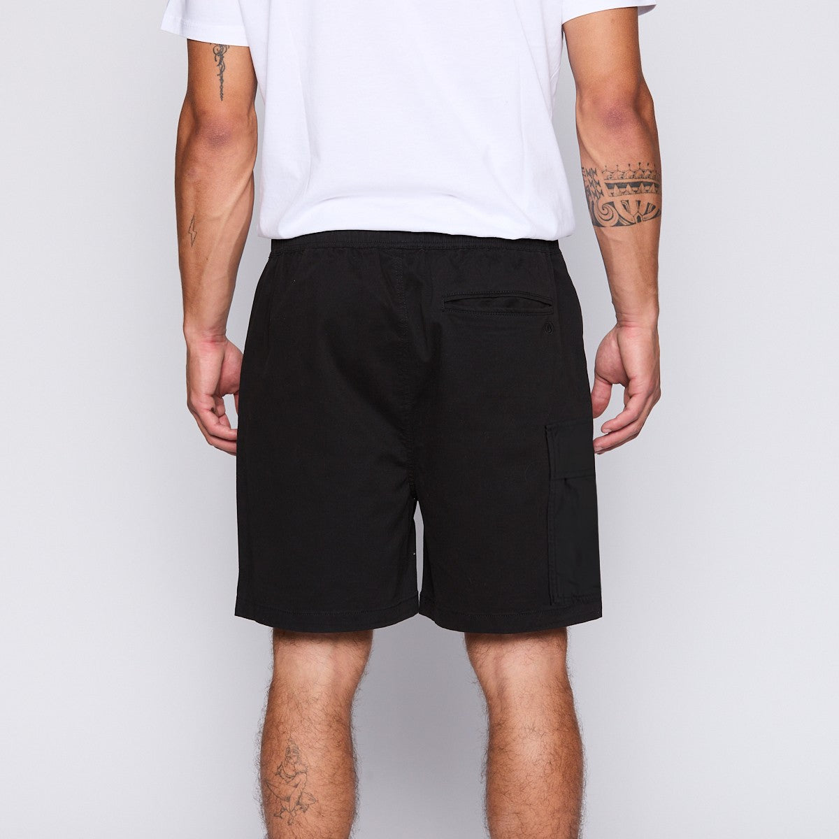 Short Nixon Men All Black Cargo