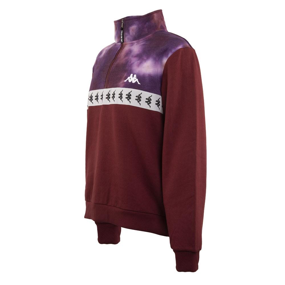 Poleron Men Half Zip Burgundy