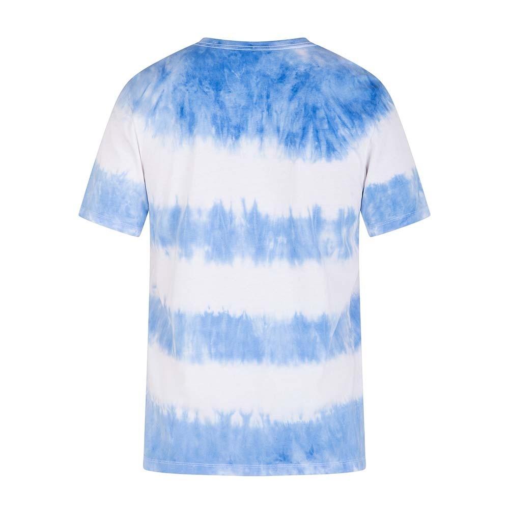 Polera Everyday Washed Tiedye Tealtint White Blue Hurley