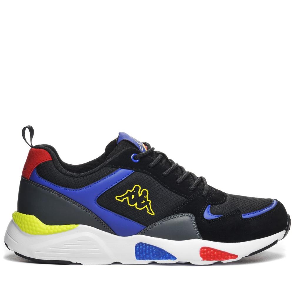 Zapatilla Men Logo Alter Black Blue Greenlight