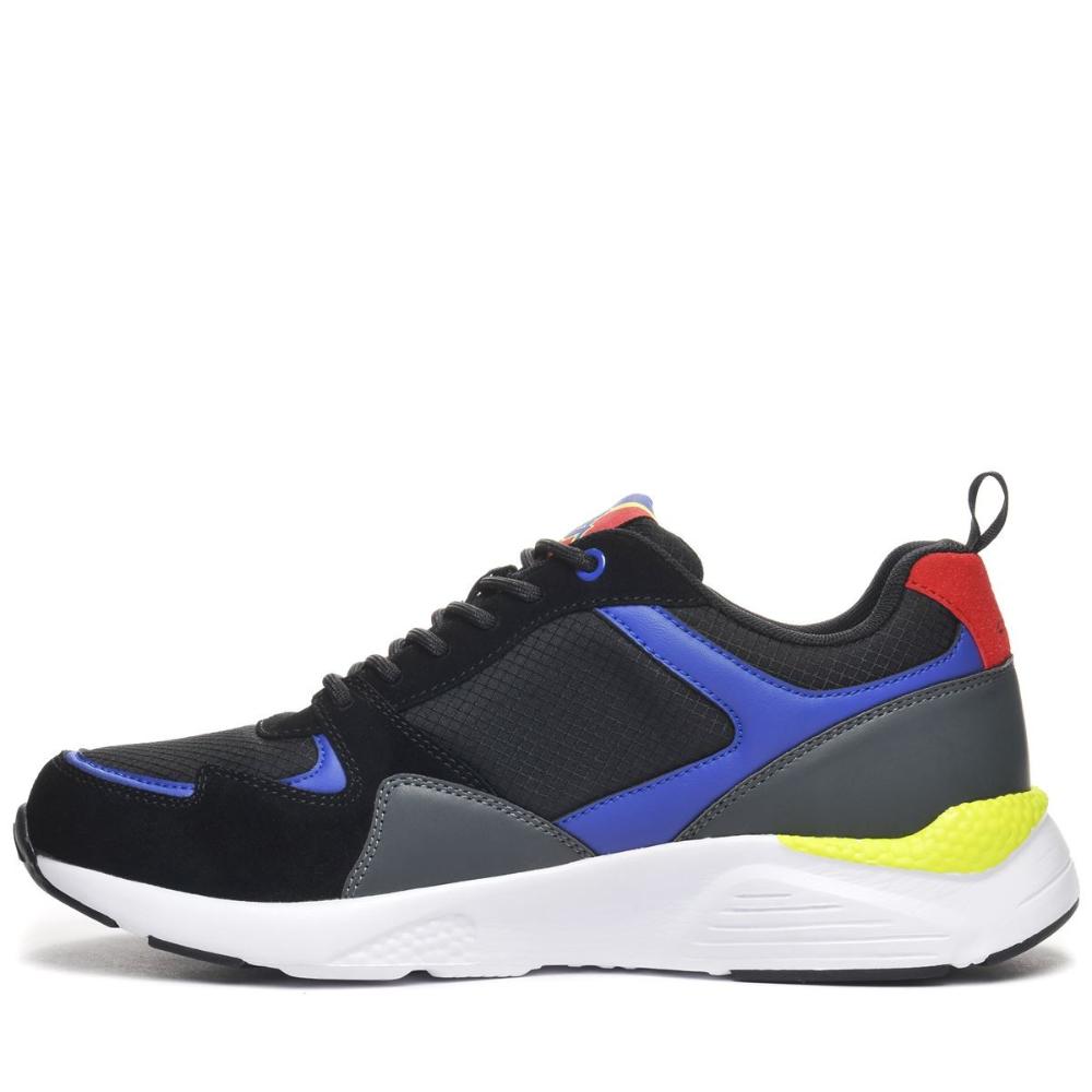 Zapatilla Men Logo Alter Black Blue Greenlight