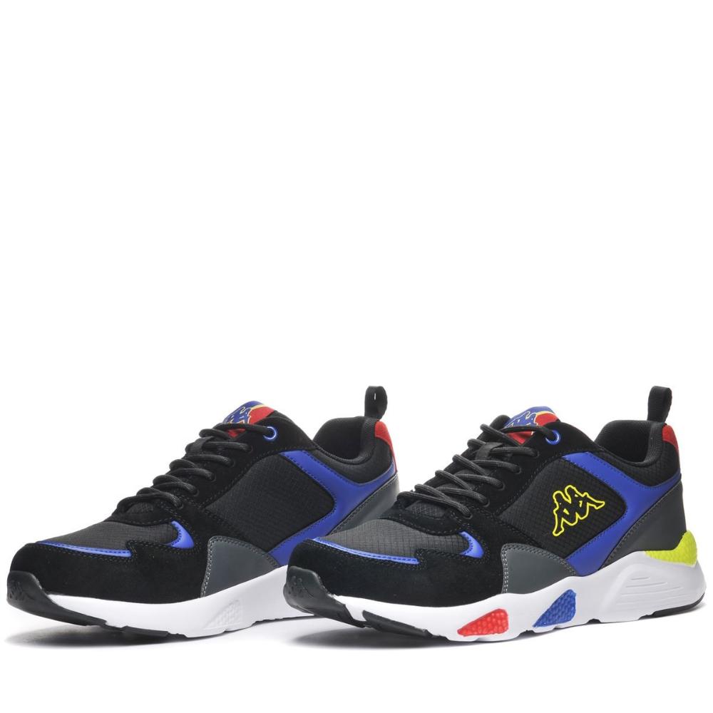 Zapatilla Men Logo Alter Black Blue Greenlight