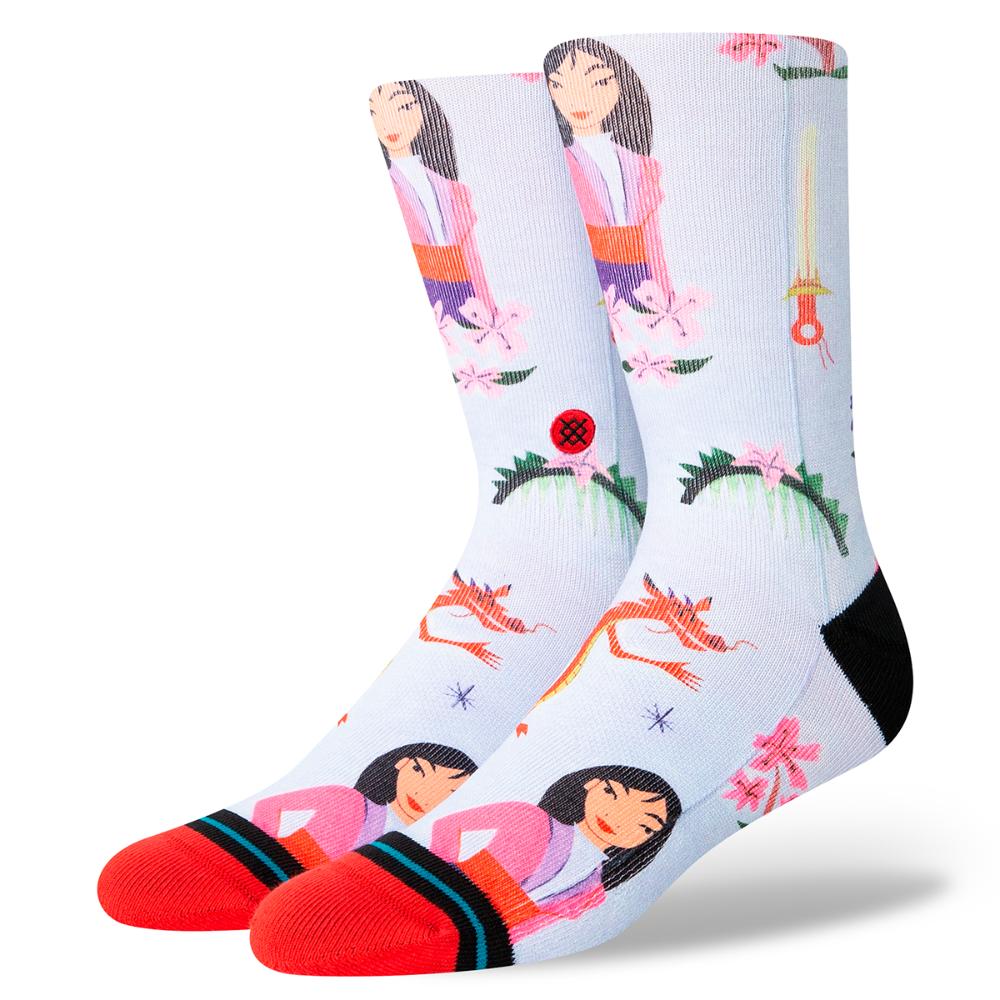Stance Sock Men Mulan By Estee Preda Red