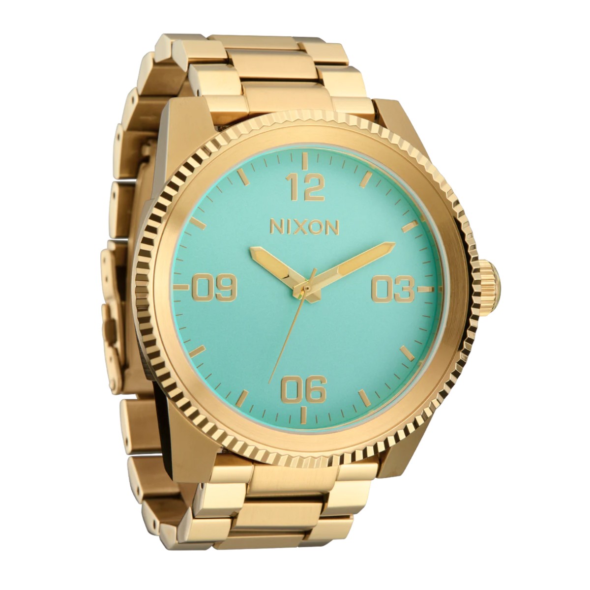 Reloj Nixon Corporal Gold Turquoise Gold