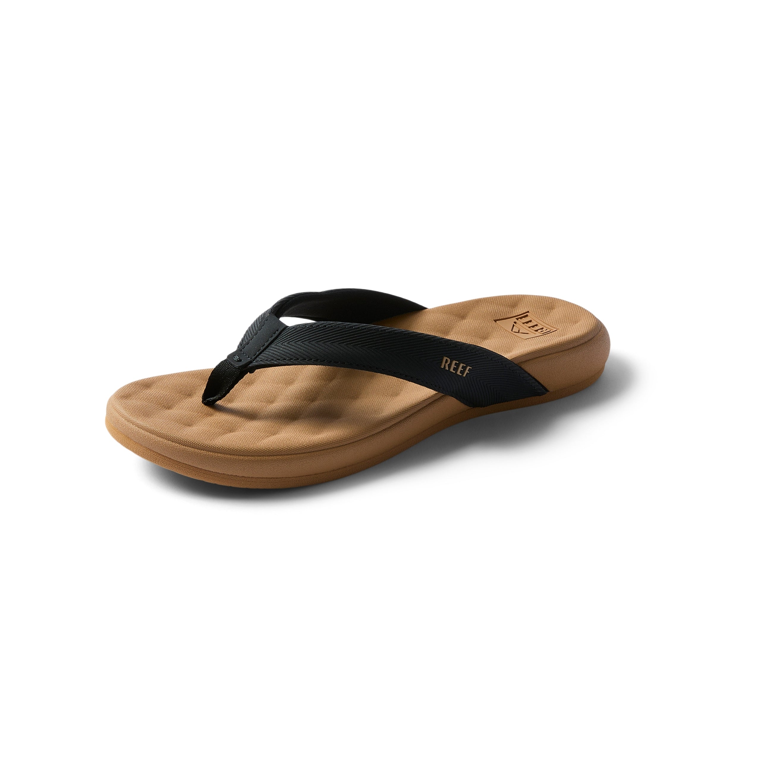 Sandalia Reef Women Cushion Melody Black Tan