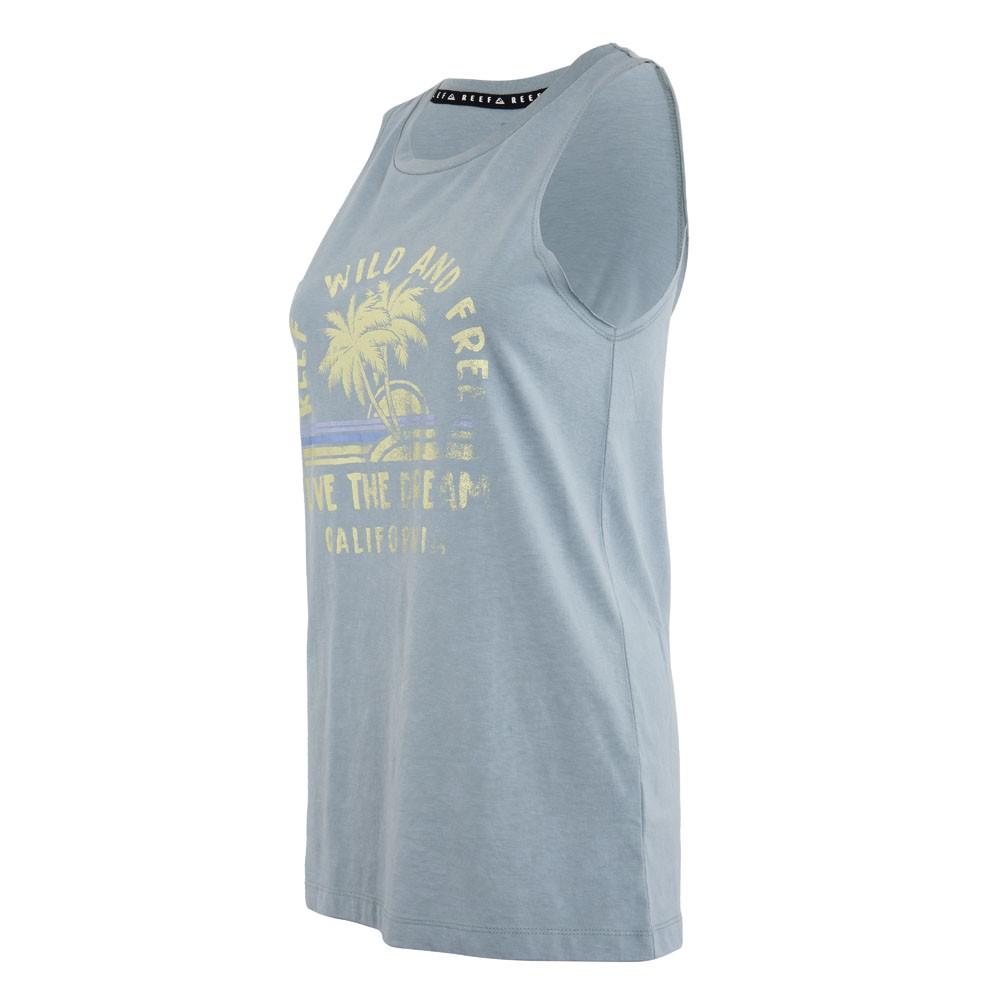 Polera Kids Musculosa Grey Palm