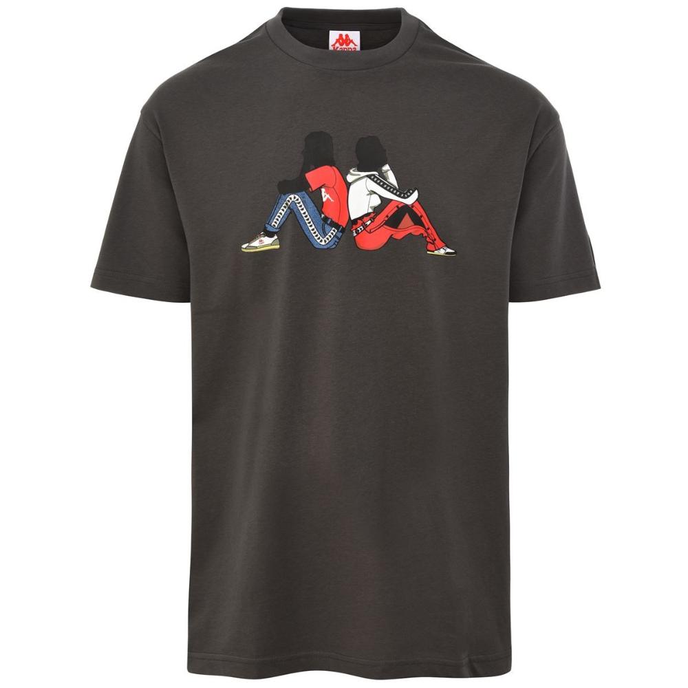 Polera Men 222 Banda Pop Grey Beige