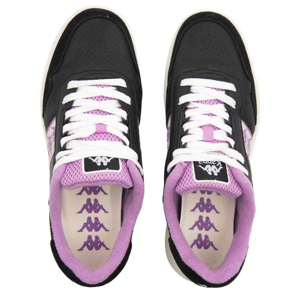 Zapatilla 222 Banda Barnel Black Violet White