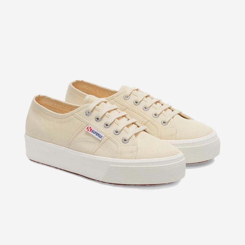 Zapatilla 2730 Mid Platform Beige Egg F