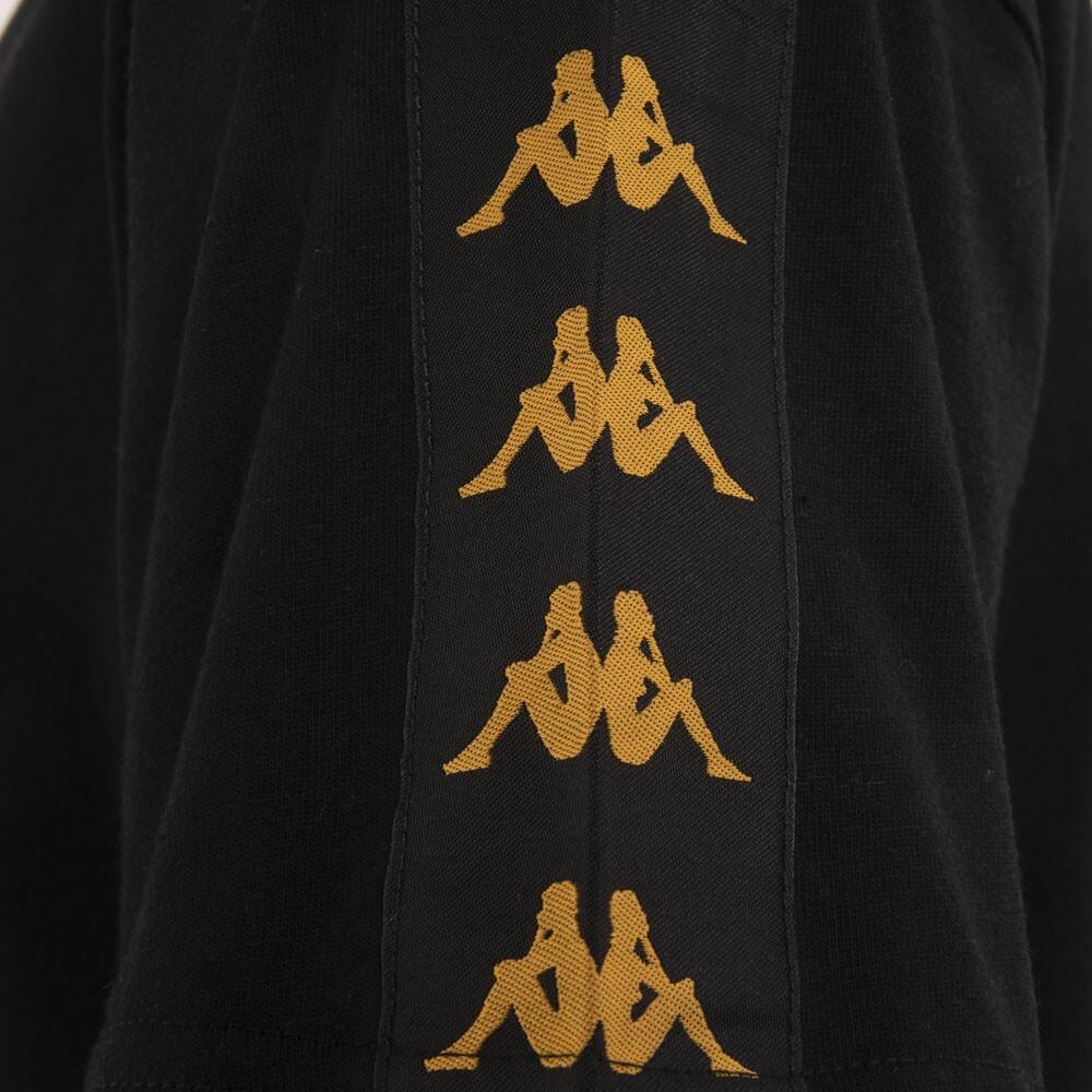 Polera Men Black Banda Gold