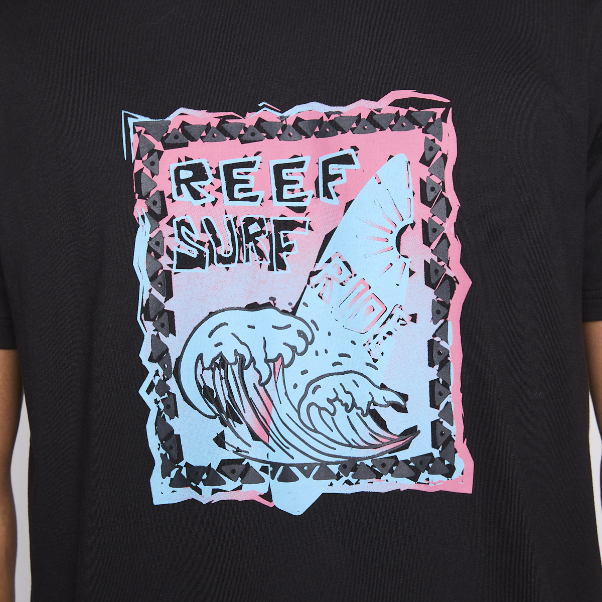 Polera Reef Men Surf Surf Black