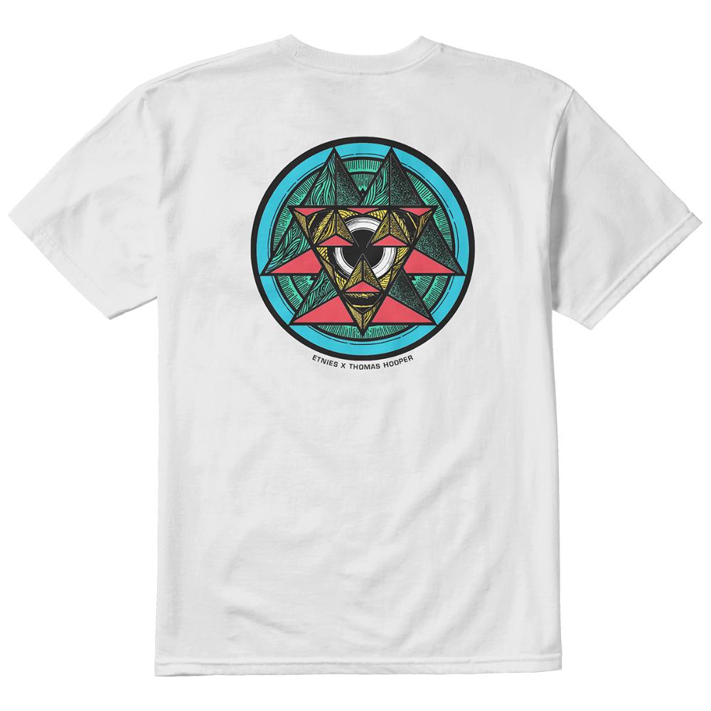 Polera x Thomas Hooper Abstract White