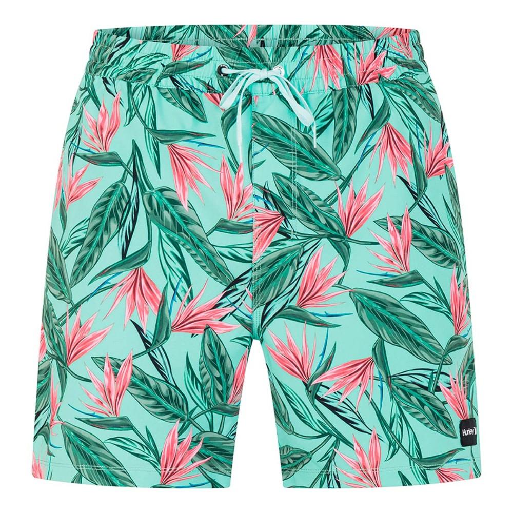 Traje de Baño Cannonball Volley 17" Floral Aqua