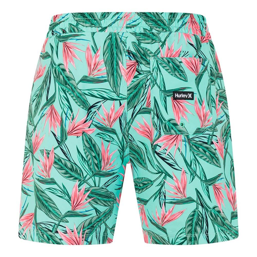 Traje de Baño Cannonball Volley 17" Floral Aqua