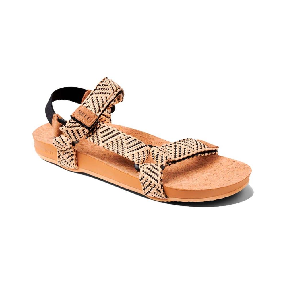 Sandalia Women Cushion Rem Black Tan