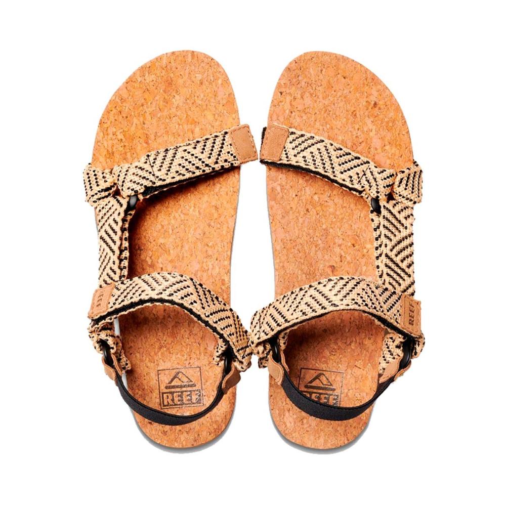 Sandalia Women Cushion Rem Black Tan