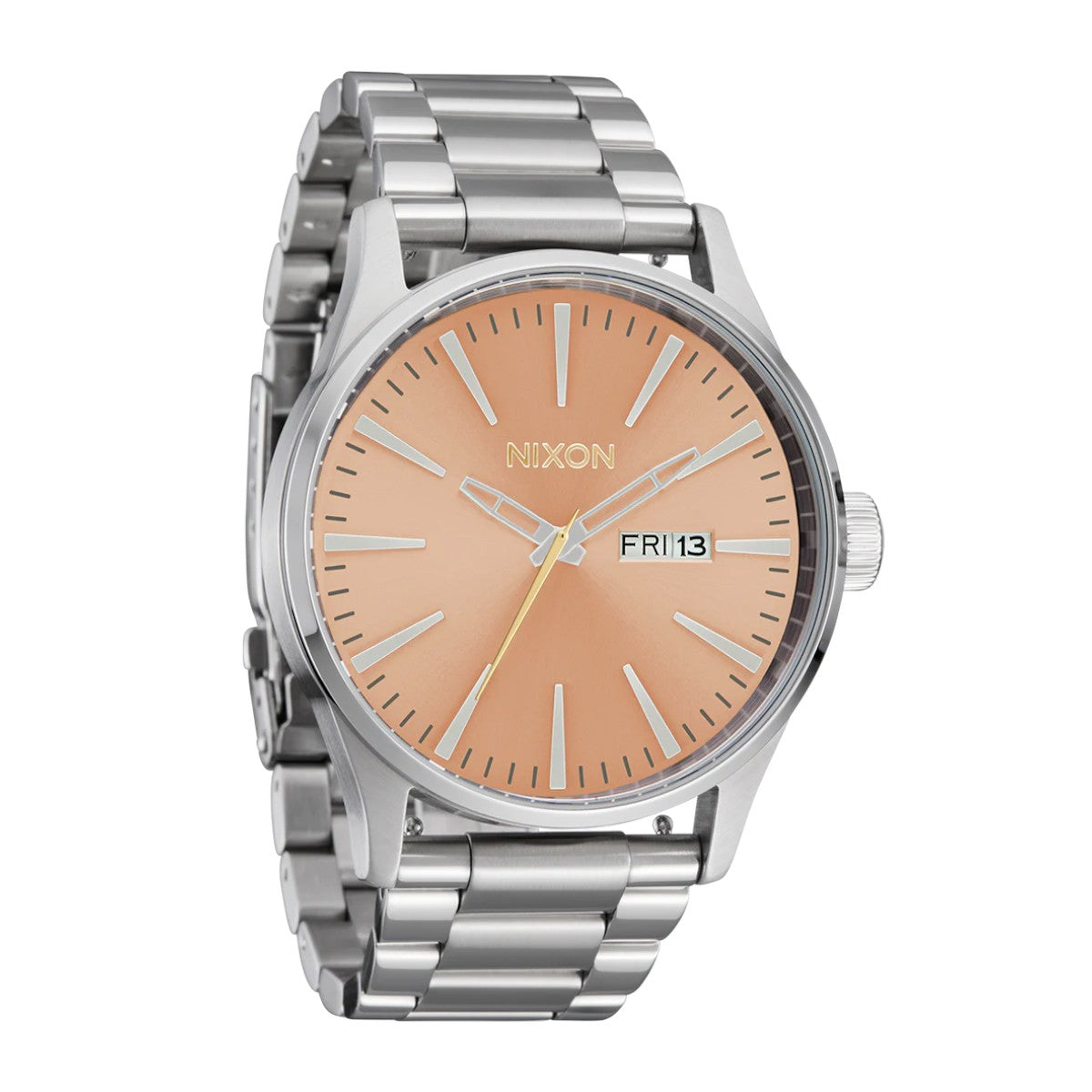 Reloj Nixon Sentry Silver Coral