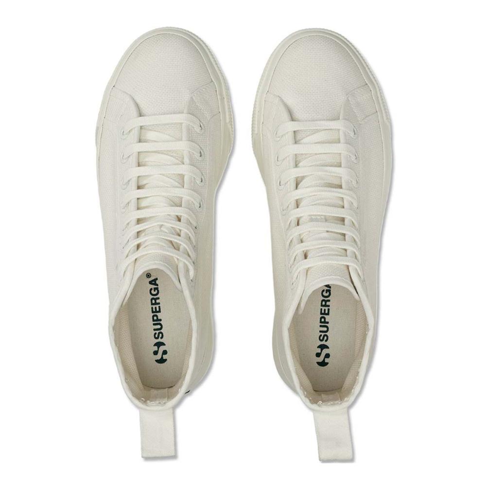 Zapatilla 2708 Hi Top Tank White Avorio Milk