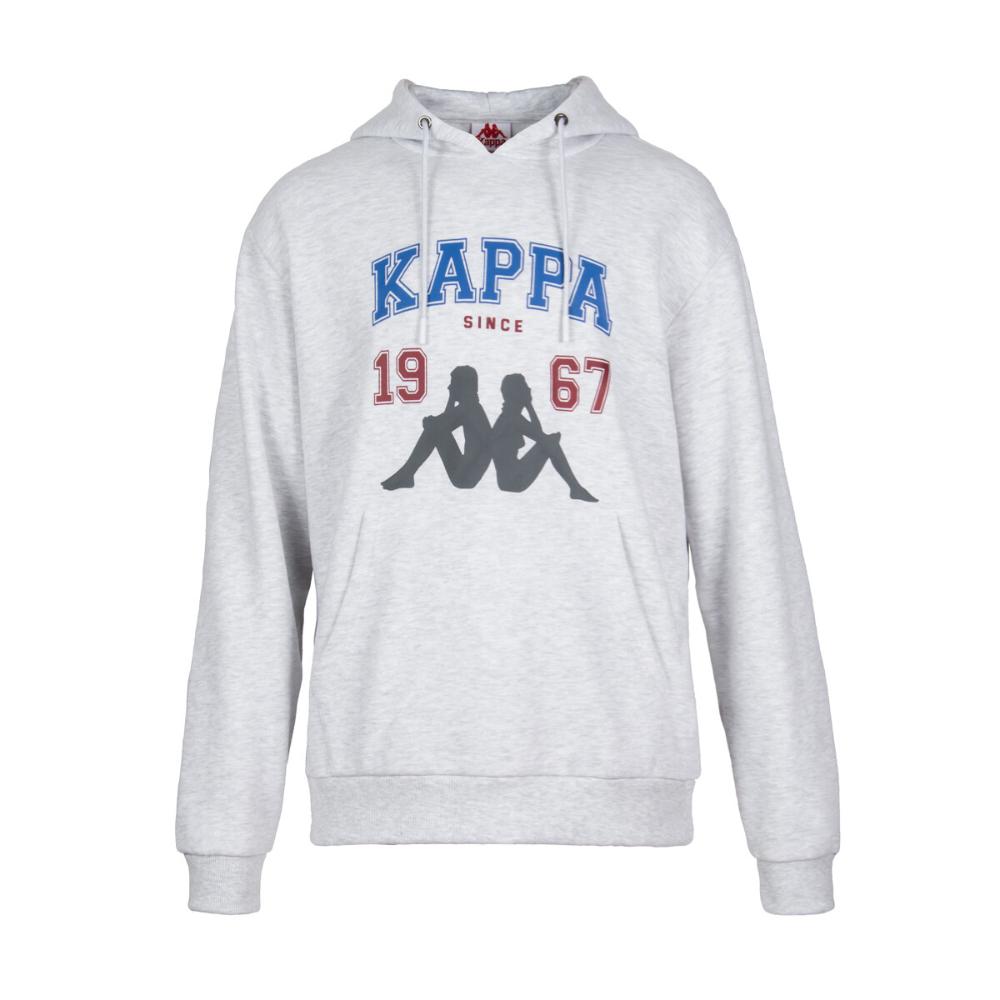 Polerón Hoodie Men Kappa Since 1967 Gray
